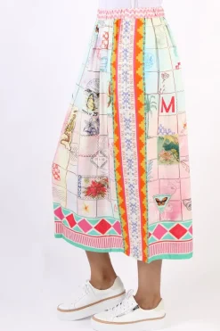 Me369 Vanessa Heritage Skirt In Print