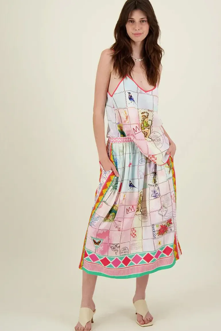 Me369 Vanessa Heritage Skirt In Print