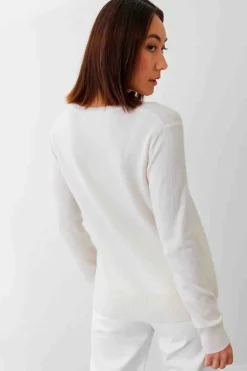 Mia Fratino Essential Slim Vee In Ivory
