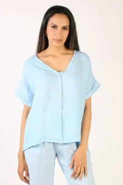 Milson Elle Top In Chambray