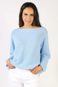 Milson Piper Jumper In Chambray