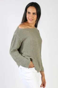 Milson Piper Jumper In Olive