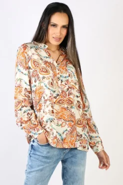 Monique Shirt By Salt + Stone In Orange