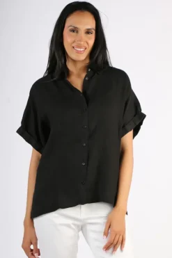 Mos Mosh Aven Shirt In Black