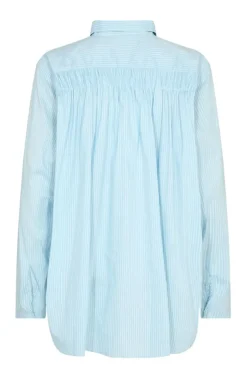 Mos Mosh Clear Skies Overshirt In Stripe