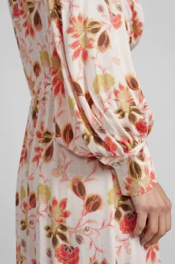 Mos Mosh Emerson Silver Floral Dress In Print
