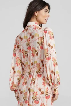 Mos Mosh Emerson Silver Floral Dress In Print