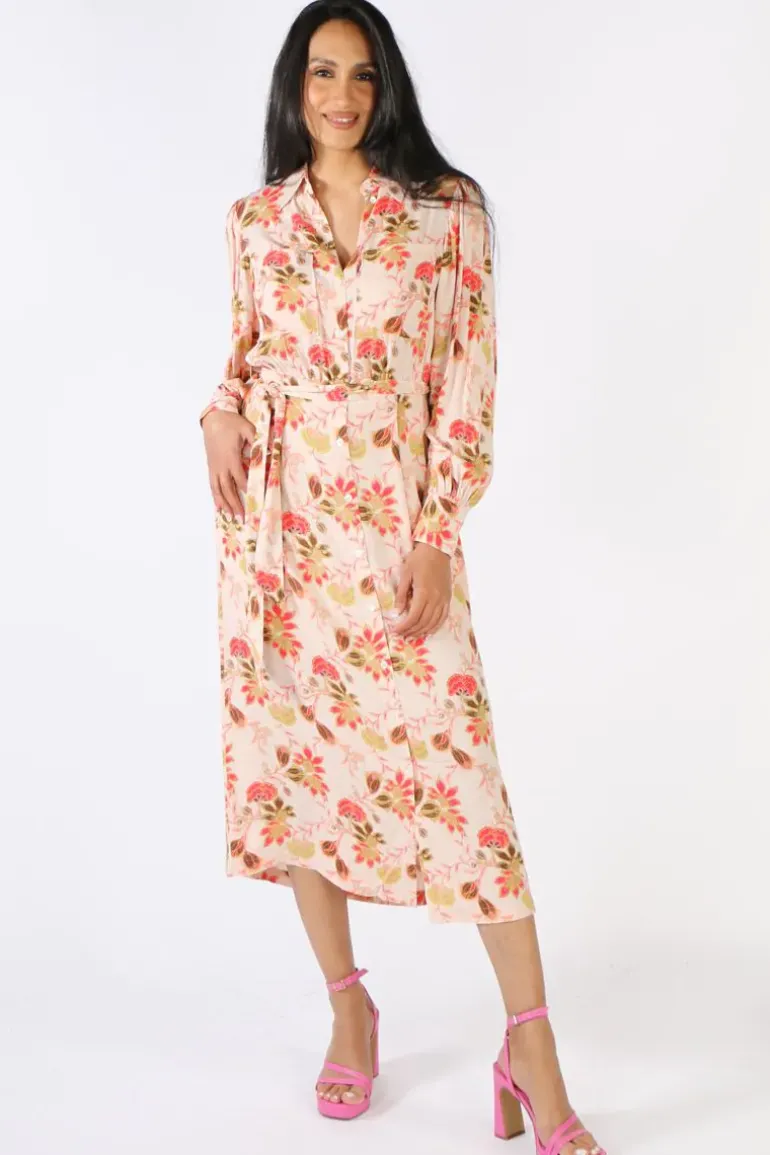 Mos Mosh Emerson Silver Floral Dress In Print