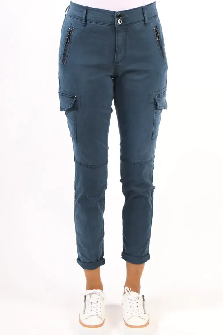 Mos Mosh Gilles Cargo Pant In Blue