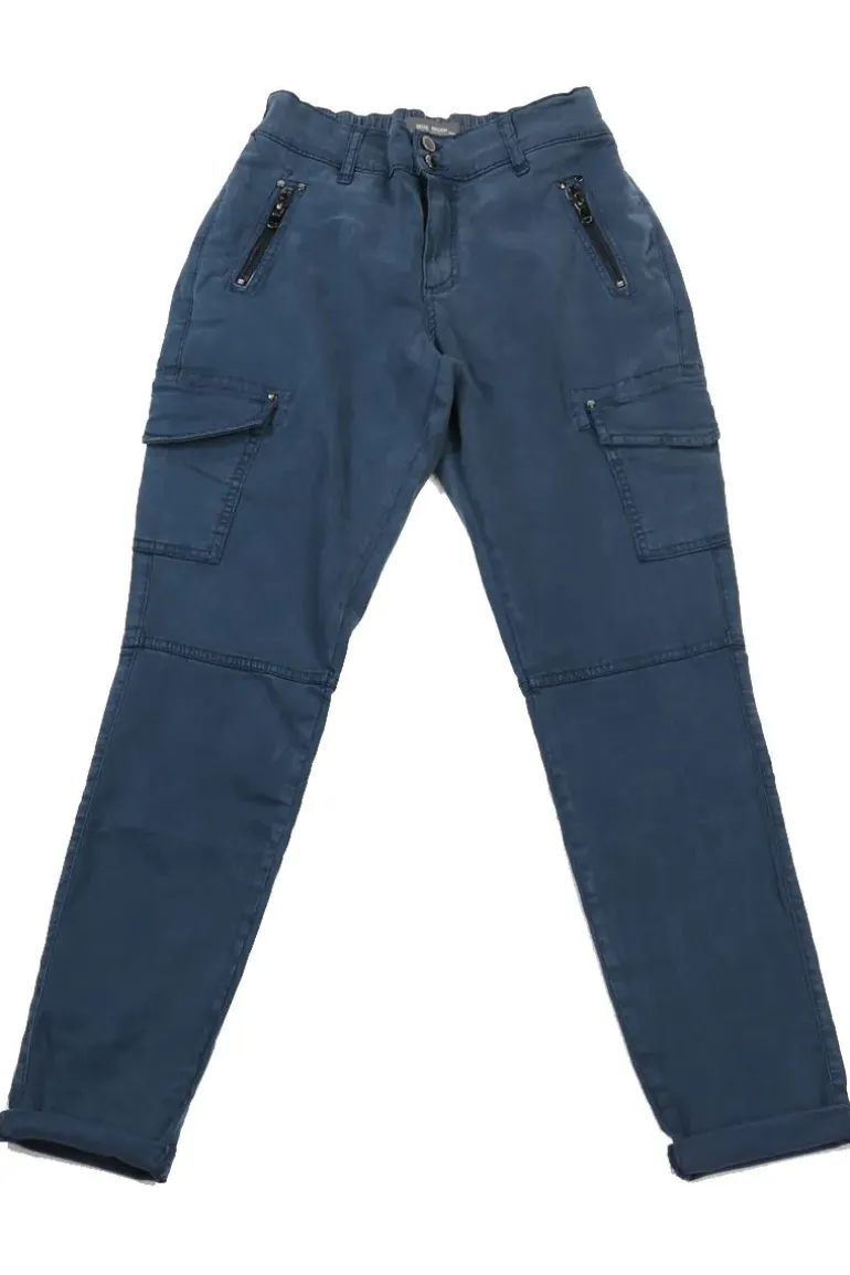 Mos Mosh Gilles Cargo Pant In Blue