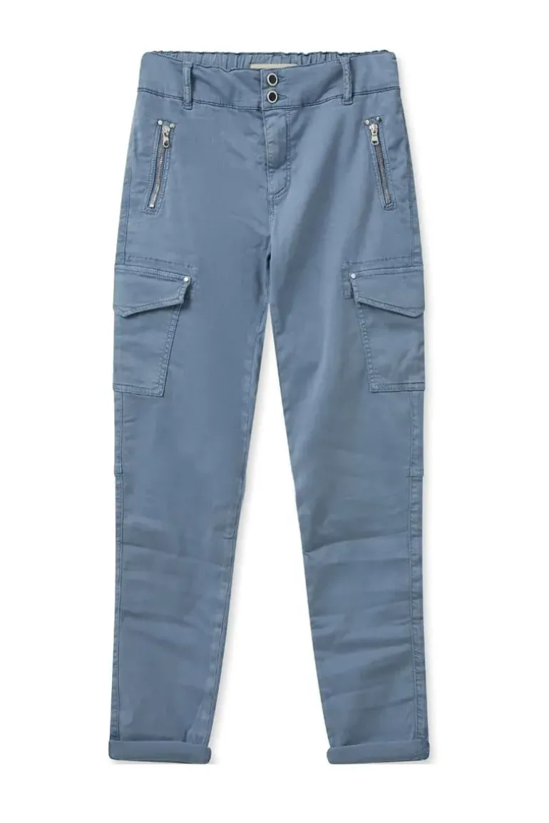 Mos Mosh Gilles Timaf Cargo Pant In Shadow Blue