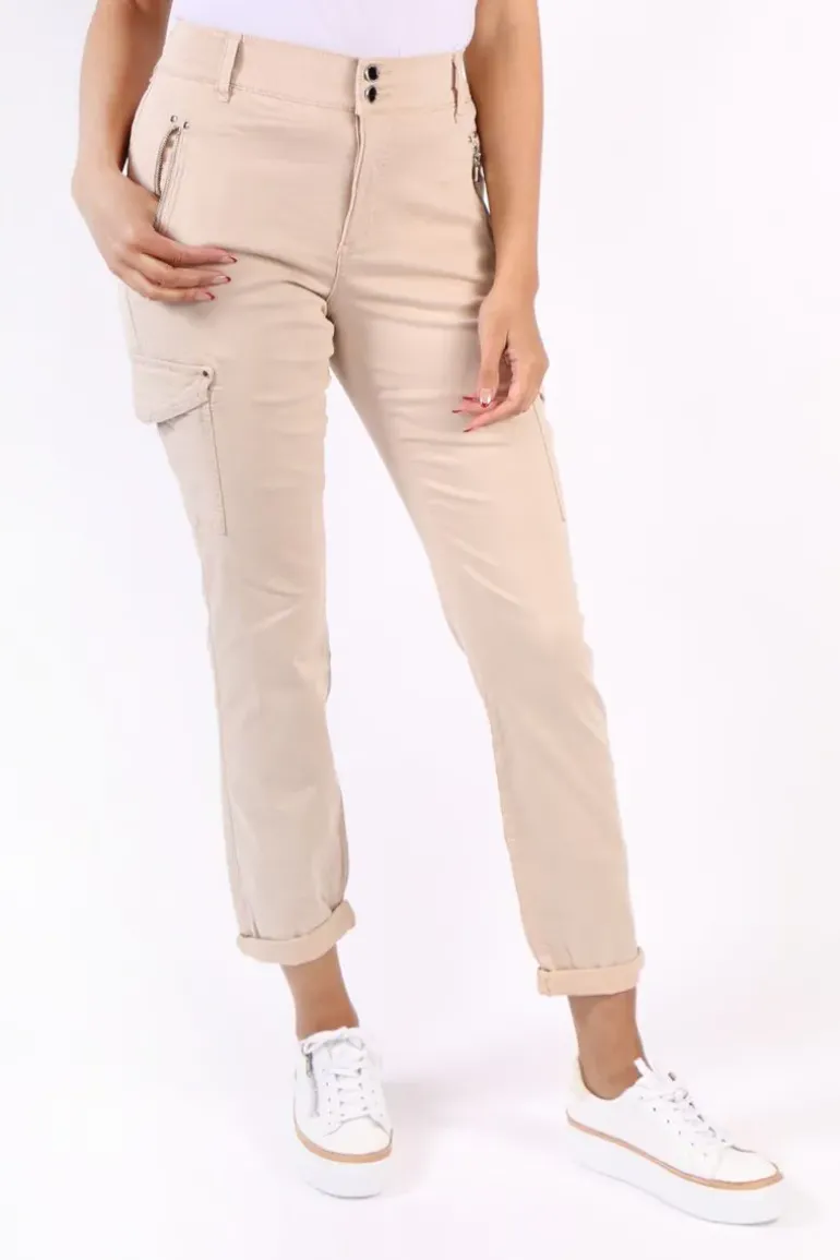 Mos Mosh Gilles Timaf Cargo Pant In Cement