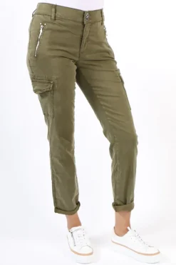 Mos Mosh Gilles Timaf Cargo Pant In Olive