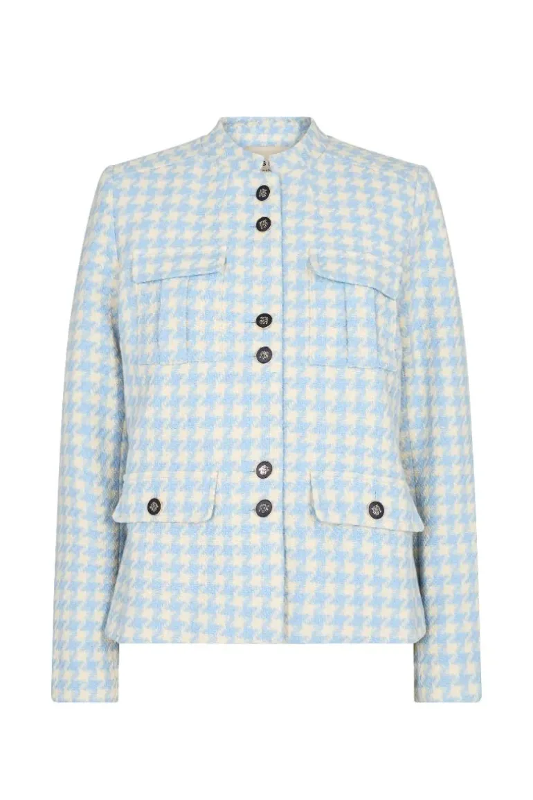 Mos Mosh Iris Ester Jacket In Sky Check