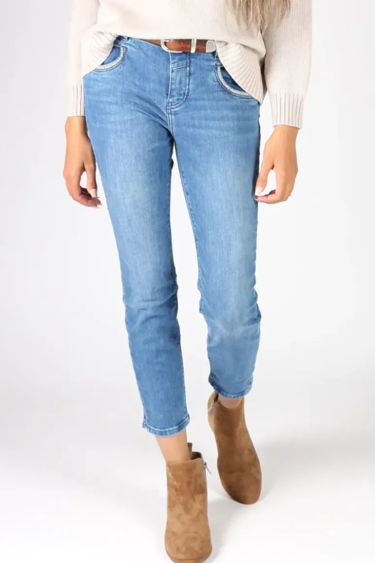 Mos Mosh Jade Cosy Jean In Blue