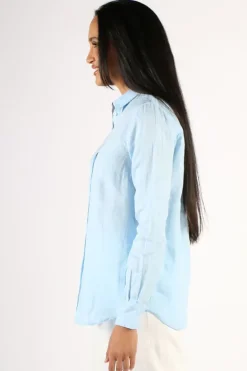 Mos Mosh Kali Linen Shirt In Sky