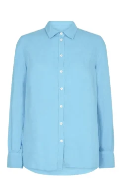 Mos Mosh Kali Linen Shirt In Sky
