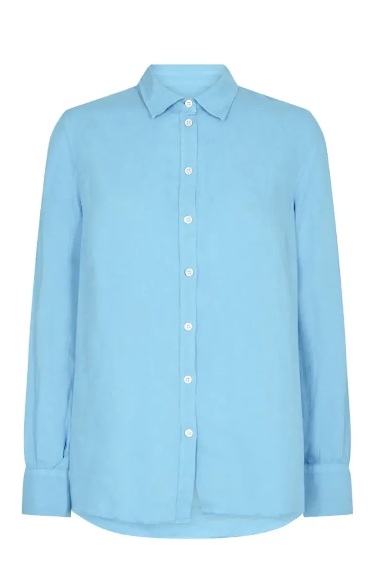 Mos Mosh Kali Linen Shirt In Sky