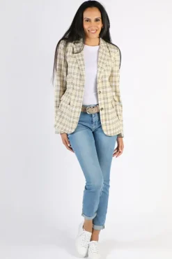 Mos Mosh Lake Iza Blazer In Check