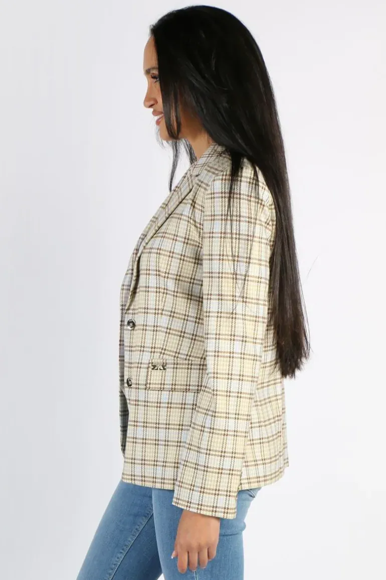 Mos Mosh Lake Iza Blazer In Check