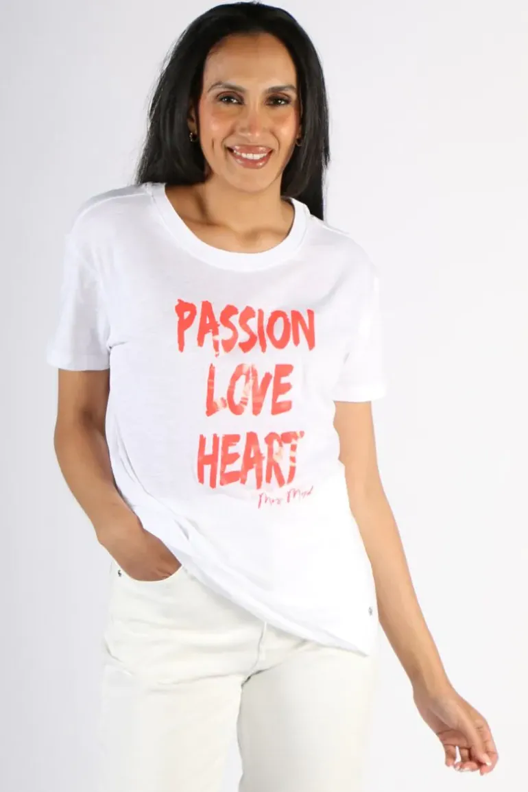 Mos Mosh Passion Love Tami Tee In White