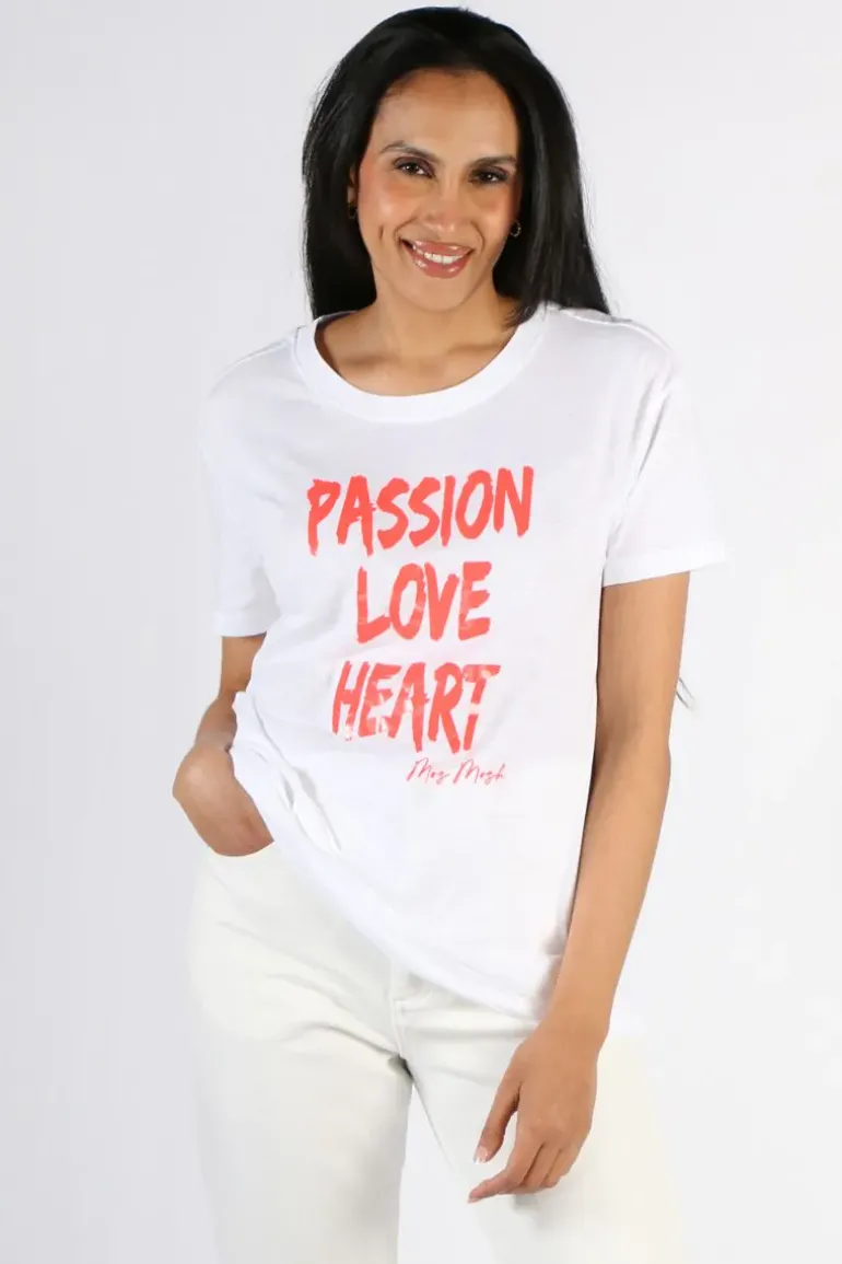 Mos Mosh Passion Love Tami Tee In White