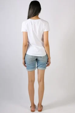Mos Mosh Paulina Tee In White