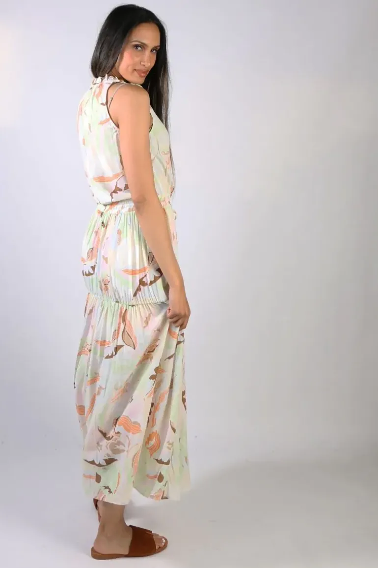 Mos Mosh Sabri Cosmos Print Dress