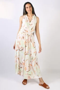 Mos Mosh Sabri Cosmos Print Dress