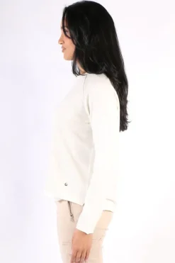 Mos Mosh Tani Wyn Jumper In Ecru