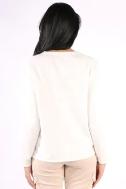 Mos Mosh Tani Wyn Jumper In Ecru