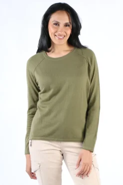 Mos Mosh Tani Wyn Jumper In Olive