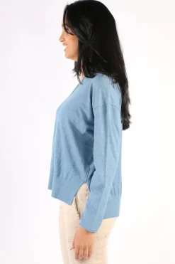 Mos Mosh Tani Wyn Jumper In Blue