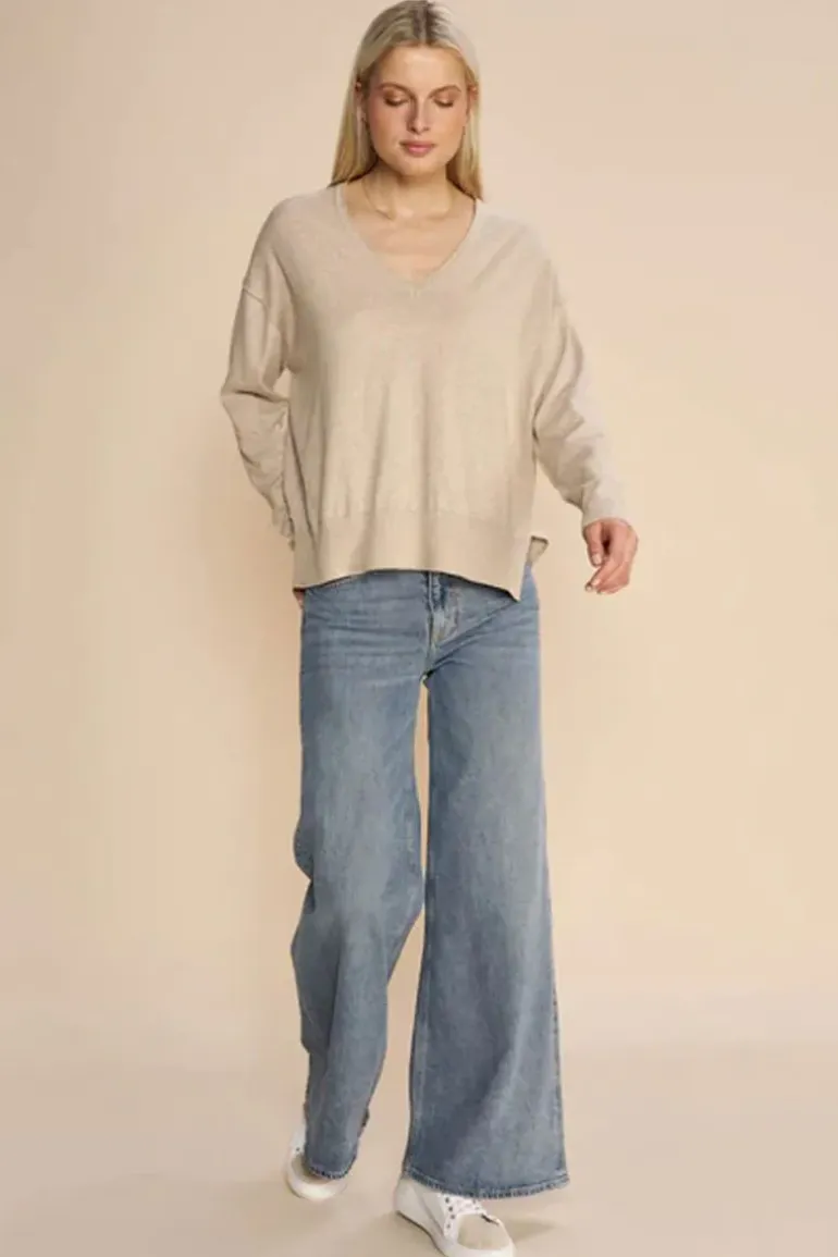 Mos Mosh Tani Wyn Jumper In Cement