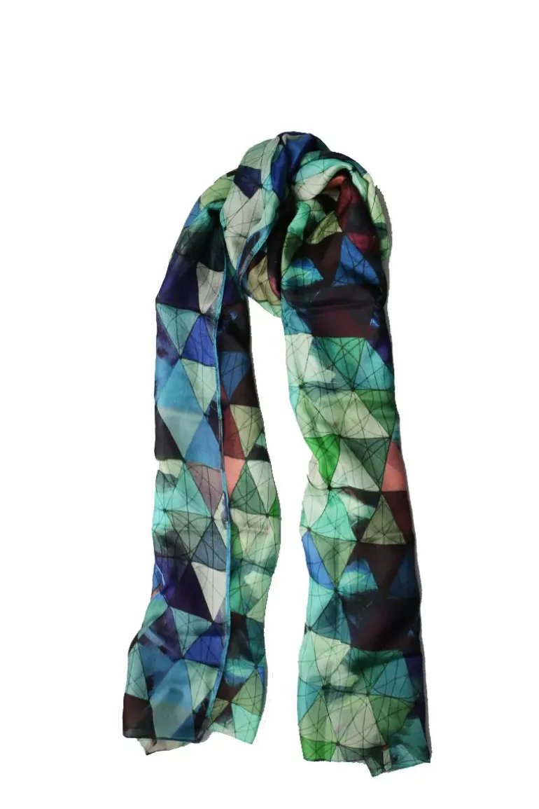 Namaskar Stained Glass Scarf In Multi