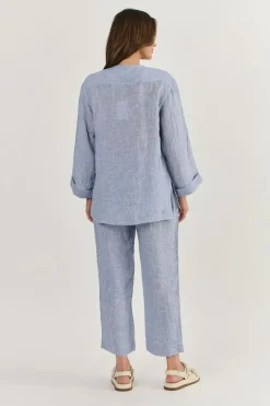 Naturals Cuff Shirt In Blue