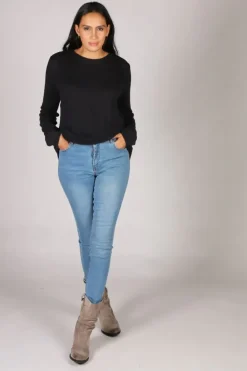 Naturals Pocket Jumper In Navy