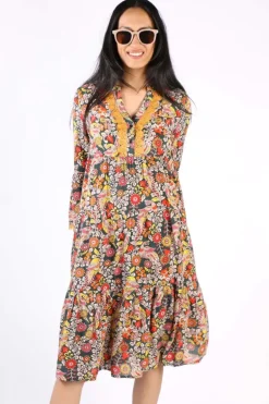 Naudic Beatrix Heather Dress In Print