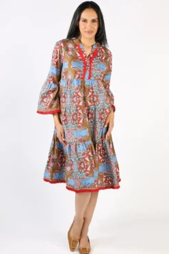 Naudic Granada Heather Dress In Print