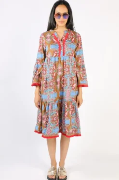 Naudic Granada Heather Dress In Print