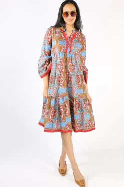 Naudic Granada Heather Dress In Print