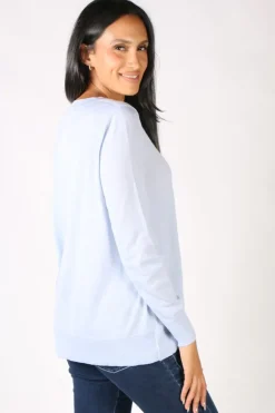 Network Sweater By Verge In Bluebell