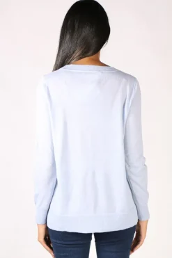 Network Sweater By Verge In Bluebell