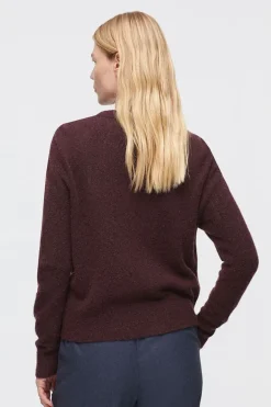 Nice Things Flores Folk Jumper In Brown
