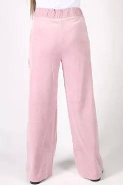 NYDJ Velour Wide Leg Jogger In Pink