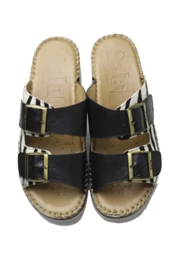 Oasis Sandal By Sala In Zebra