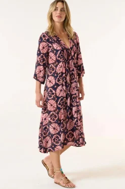 One Season Comogli Mia Dress In Coral