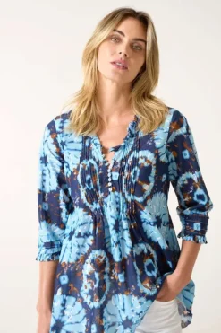 One Season Comogli Poppy Top In Navy