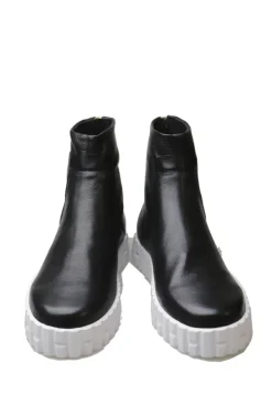Osh Boot By Django & Juliette In Black And White
