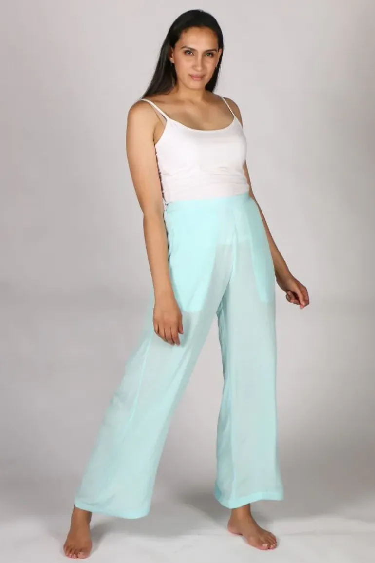 Palazzo Pant By Anupamaa In Mint